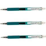 Penac Inketti - 0.5mm Cch-10 Turquoise ( Üç Adet ) - Turkuaz - Jel Kalem - Uç Kalınlığı