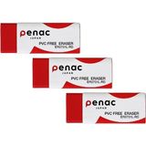 Penac Silgi Kırmızı Büyük 3'lü Paket