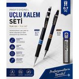 Penac Tlg 107 0.7 mm + Tlg 105 0.5 mm Uçlu Kalem Seti + Uç Hediyeli, Kalem Seti Okul Ofis Çizim