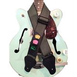 Penalı Gitar Askısı–elektro ve Akustik Gitarlar & Ukulele Için Uyumlu Ayarlanabilir Omuz Kayışı Pena Hediyeli