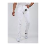 Penaltı Erkek Slim Fit Dar Kesim 5 Cep Esnek Beyaz Pantolon
