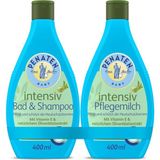 Penaten Intensiv Bebek Banyo Köpüğü ve Şampuanı 2'li Paket (2X400 Ml), E Vitaminli, Zeytin Yaprağı Özlü