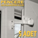 Pencere Havalandırma Mandalı Kolu 12 Kademe 5 Adetli Bj031