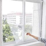 Pencere Kapı Sinekliği Beyaz Tül Sineklik, Sivrisinek Ağı, Sinek Böcek Tutucu, Aparatlı Cam Sinek Teli, Kolay Montaj (130 * 150 ÇİFT CAM)