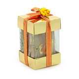 Pencere Kutulu Mini Kuran Seti - İnci Tesbihli - Pleksili - Gold