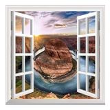 Pencere Poster Duvar Kağıdı Grand Kanyon Yapışkanlı Sticker