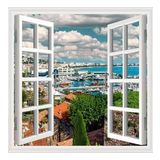 Pencere Poster Duvar Kağıdı Liman Yapışkanlı Sticker
