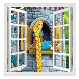 Pencere Poster Duvar Kağıdı Rapunzel Yapışkanlı Sticker