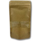 Pencereli Kilitli Poşet Doypack 13x22.5 250gr - 25 Adet