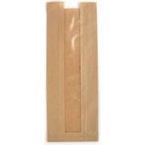 Pencereli Şemua Çizgili Baget Ekmek Fırın Kese Kağıdı - Orta Boy - 15 X 33 Cm. - 0.5 Kg. - Paket
