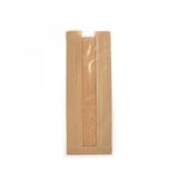 Pencereli Şemua Çizgili Baget Ekmek Fırın Kese Kağıdı - Orta Boy -15X33 Cm. -2.5 Kg - Ort. 400 Ad