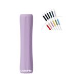 Pencil 1. Nesil / 2. Nesil/Usb-C/Pro Uyumlu Parmak Desteği Silikon Dokunmatik Kalem Tutacağı 01 Lavender