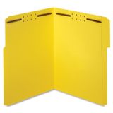 Pendaflex Bağlantı Elemanı Klasörleri, 1/3 Kesim, Güçlendirilmiş Tab, 2 Bağlantı Elemanı, Mektup Boyutu, Sarı, Kutu Başına 50 Klasör (22940)