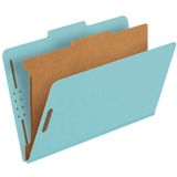 Pendaflex Geri Dönüşümlü Sınıflandırma Dosya Klasörleri, 1 Bölücü, 2 "Gömülü Bağlantı Elemanları, 2/5 Sekmeli Kesim, Yasal Boyut, Açık Mavi, 10'lu Kutu (28777R)