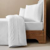 Penelope Juana Serisi 240x220 cm Beyaz Pamuk Percale Nevresim Seti