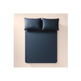 Penelope Pure Serisi 120x200 cm Lacivert Pamuk Percale Lastikli Çarşaf