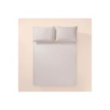 Penelope Pure Serisi 200x200 cm Gri Pamuk Percale Lastikli Çarşaf