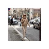Penelope%100 Kaz Tüyü Fiora Kadın Kısa Mont, Bej, S Beden