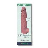 Penextender Testis Girişli Realistik Penis Kılıfı - C-7360