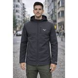 Pengora Erkek Softshell Mont Su Geçirmez Sök Tak Kapüşonlu Içi Polarlı - Antrasit