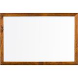 Penguen 100 Cm X 130 Cm Doğal Ahşap Çerçeve Duvara Monte Laminat Yazı Tahtası Beyaz