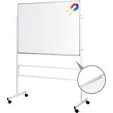 Penguen 100 Cm X 200 Cm Mobil Ayaklı Tek Yüzlü Manyetik Yazı Tahtası Beyaz (Brifing Tahtası)