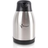 Penguen 2 Litre Çelik Termos PNG-1200P, Penguen Çay Termosu - -- - 000-Siyah