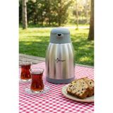 Penguen 2 Litre Paslanmaz Çelik Çay Termosu - 12 Saat Sıcak - Sürahi Termos -BPA Free