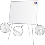 Penguen 90 cm x 120 cm Teleskopik Ayaklı Manyetik Yazı Tahtası Beyaz