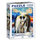 Penguen Ailesi Puzzle 1000 Parça Renkli 6+