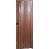Penguen Akordeon Kapı Ceviz Renkli Camsız 12 mm - En 72 cm Akordiyon Kapı - Boy 198 cm