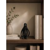 Penguen Biblo Dekoratif Obje – Minimal Modern Kitaplık Rafı ve Komidin Üstü Dekoru –Reçine Küçük Boy Siyah Dekor Aksesuar 11 cm