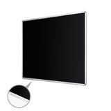 Penguen LYT004-S 60x90 cm Alüminyum Çerçeve Duvara Monte Kara Tahta