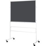 Penguen Mobil Ayaklı Tek Yüzlü Gri Kumaşlı 90x120 cm Pano
