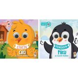 Penguen Piku - Civciv Ciki Bu Kocaman Gözler Kimin Hareketli Kitaplar 2'li Set