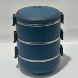 Penguen PNG-6002 3’lü Mavi Termos Sefer Tası