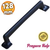 Penguen Siyah Metal 128 Mm-12.8 Cm Mobilya Cekmece Mutfak Dolabi Dolap Kapak Kulplari Kulbu Kulpu