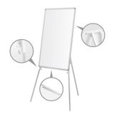 Penguen Teleskopik Ayaklı Laminat 65 x 100 cm Beyaz Yazı Tahtası