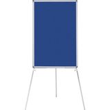Penguen Teleskopik Ayaklı Mavi Kumaşlı 60x90 cm Pano