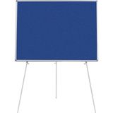 Penguen Teleskopik Ayaklı Mavi Kumaşlı 90x120 cm Pano