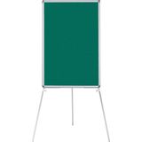 Penguen Teleskopik Ayaklı Yeşil Kumaşlı 60x90 cm Pano