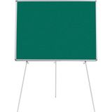 Penguen Teleskopik Ayaklı Yeşil Kumaşlı 90x120 cm Pano