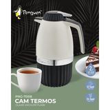 Penguen Yeni Nesil PNG-7008 Içi Cam Termos 2 Litre - 2 lt - Siyah