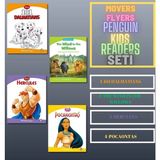 Penguin Çocuklar Için Movers-Flyers Seviye Ingilizce Hikaye Seti 4 Kitap (101 Dalmatıans-The Wind In The Willows-Hercules-Pocahontas)