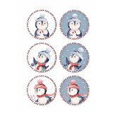 Penguin Pasta Tabağı 6 Lı Set 19 cm NEW011
