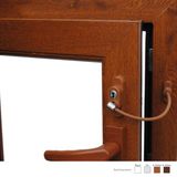 Penkid Anahtarlı Pvc Pencere Emniyet Kilidi (5 Adet) / Açık Kahve - Kahverengi