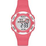 Penly Dijital 8203 Model Pembe +4 Renk Kronometre-Alarmlı 5ATM Su Geçirmez Kol Saati - Beyaz - Siyah