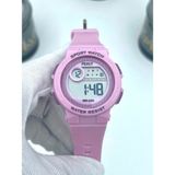 Penly Dijital 8212 Model Pembe +4 Renk Kronometre-Alarmlı 5ATM Su Geçirmez Kol Saati - Beyaz - Siyah