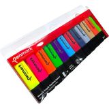Penmark 12 Li Fosforlu Kalem Karışık Renkler 6 Neon + 6 Tropic Renkler Su Bazlı Kalem