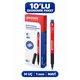 Penmark Asetat Kalemı M Mavı Hs-206 10 Lu Kutu